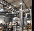 Fabrika havalandırma örnek görseli